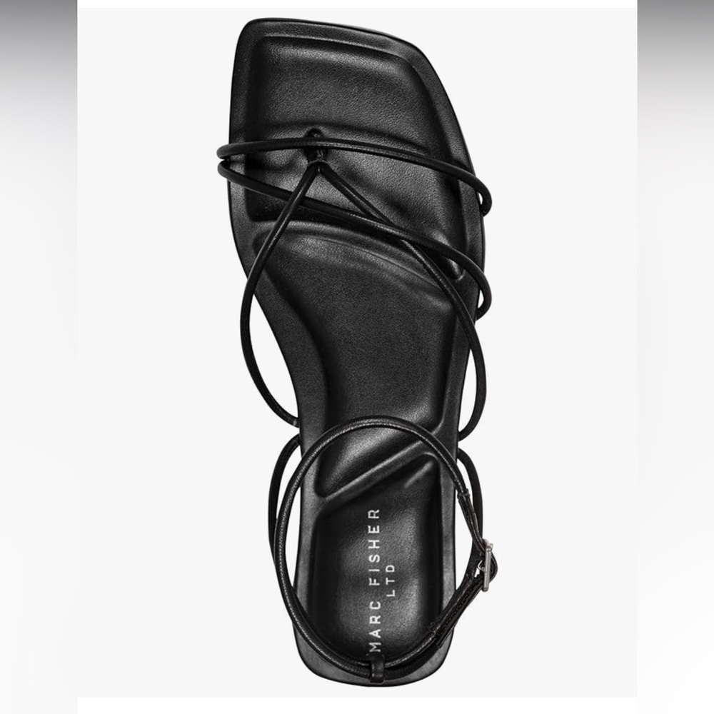 Marc Fisher Black Strappy Sandals